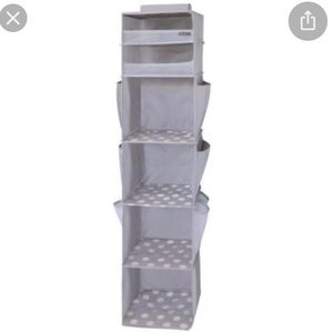 Eddie Bauer canvas hanging closet organizer